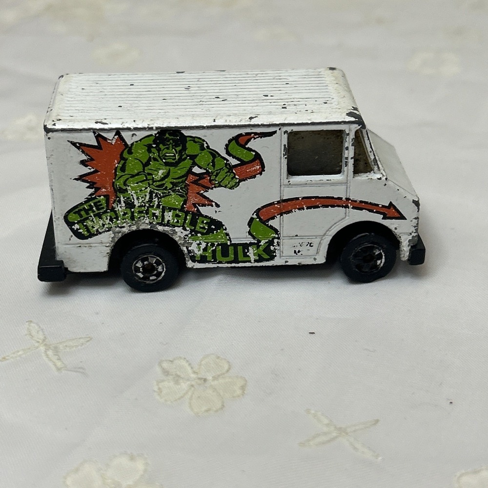 Vintage Hot Wheels Incredible Hulk Van Marvel 1978 Hong Kong Loose